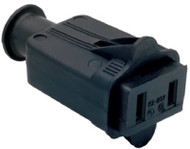 15a Blk Rubb Connector