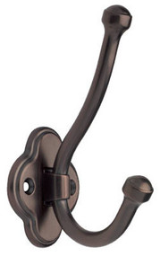 Brz Scrol Coat/hat Hook