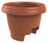 12" Clay Rail Planter