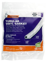 1/2"x1/4"x17'wht Gasket