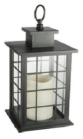 Blk Plas Lantern