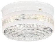 9"wht Drum Ceil Fixture