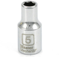 Mm 1/4dr 5mm 6pt Socket