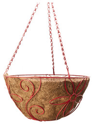 14" Daisy Basket Asstd