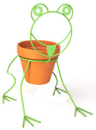 Frog Planter Pot Holder