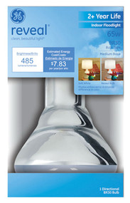 Ge 65w Br30 Reveal Bulb