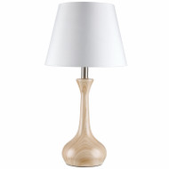23" Faux Wd Table Lamp