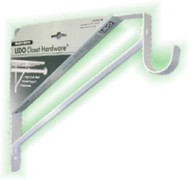 Wht Shelf/hang Bracket
