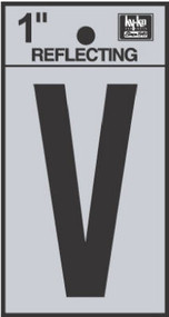 1" Blk Letter V