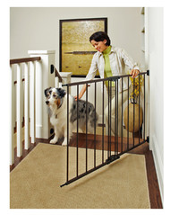 Brn Mtl Swing/lock Gate