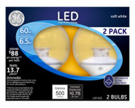Ge 2pk 7w Clr G25 Bulb