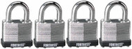4pk 1-1/2" Lam Padlock