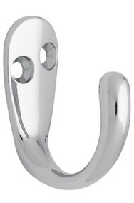 2pk Chr Sgl Robe Hook