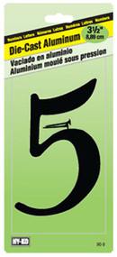 3-1/2" Blk Alu Number 5