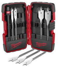 8pc 6" Spade Bit Kit