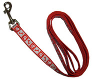 5/8x4 Red Refl Leash