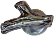 Pewter Branch Cab Knob