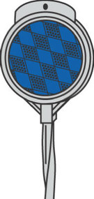 48" Blu Driveway Marker