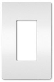 Wht 1g Plas Wall Plate