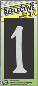 3-1/2" Refl Alu Num 1