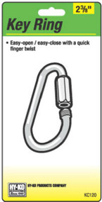 Oval Stl Key Ring