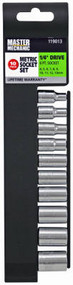 Mm 10pc 1/4dr Met Socket