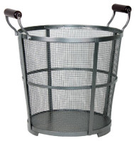 Ant Iron Rnd Log Bin