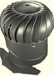 12"brn Alu Turbine/base
