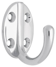 Chr Sgl Robe Hook