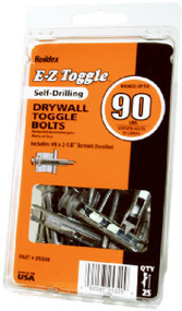 25pk#90 Dry Toggle Bolt