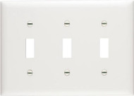 Wht 3g 3tog Wall Plate