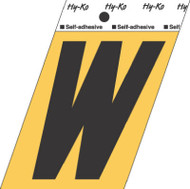 3-1/2"alu Adhes Letterw
