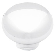 2pk1-3/8" Wht Rnd Knob