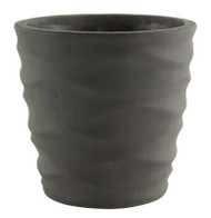 6-3/4" Gry Wave Planter