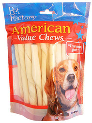25pk Twist Dog Stick