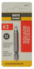 Mm #3sq Rec 2"screw Bit
