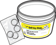 30pc 4pk 1" Split Ring