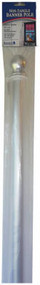 5' Brsh Alu Banner Pole
