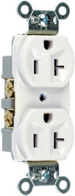 20a Wht Hd Dplx Outlet