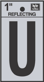 1" Blk Letter U