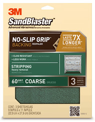 3pk 9x11 60g Sandpaper