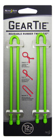 2pk 12" Lime Gear Tie