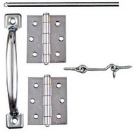 Zinc Screen Door Set