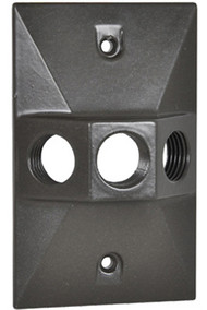 Me Brz Rect Lamp Cover