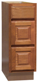 12"oak Vanity Draw Base