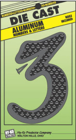 4-1/2" Blk Alu Number 3