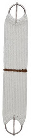 24" Wht/brn Pony Cinch