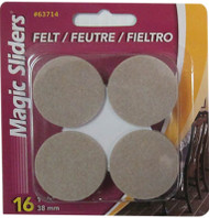 16pk 1-1/2 Oat Felt Pad