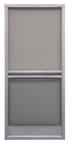 Capr36"gry Stl Scr Door