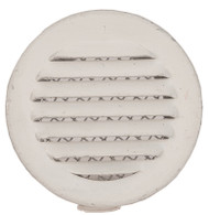 6pk 1" Wht Circle Vent